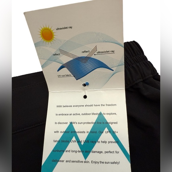 NWT Willit Stretch High-Rise Cargo Quick Dry w/ UPF 50+ & MultiPockets - Picture 5 of 6